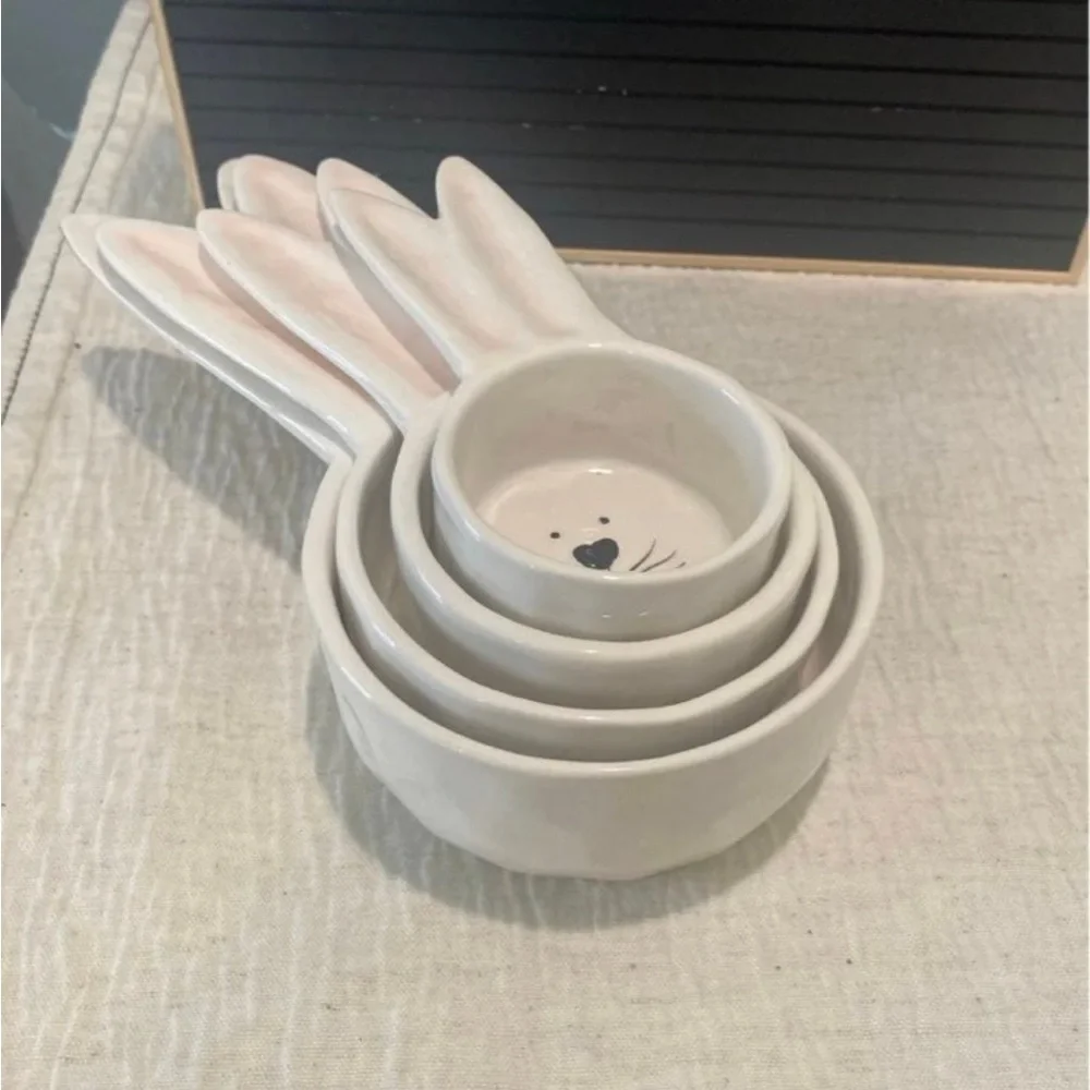 Whimsical Cupboard Bunny Measurement cups